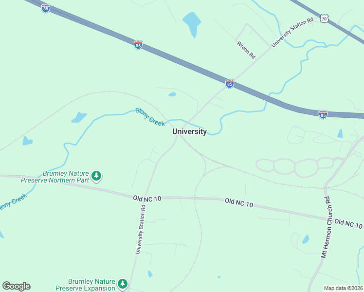 map of restaurants, bars, coffee shops, grocery stores, and more near 3108 University Station Road in Durham