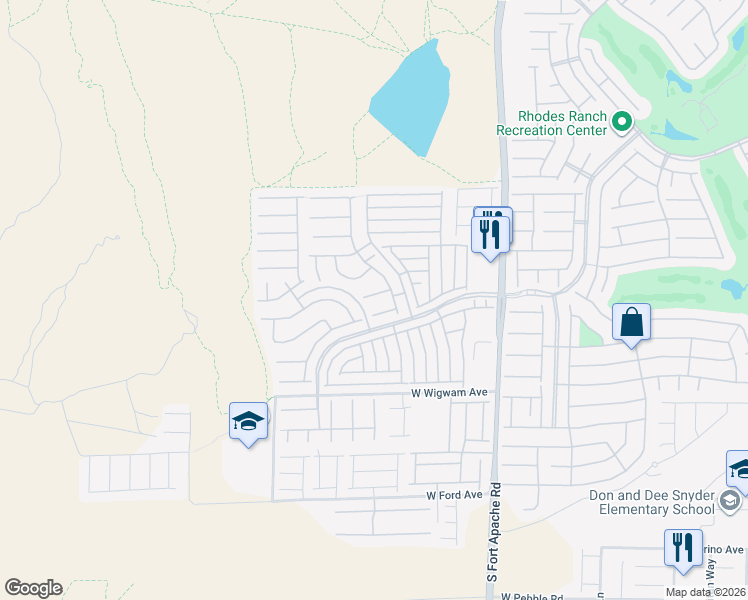map of restaurants, bars, coffee shops, grocery stores, and more near 613 Belsay Castle Court in Las Vegas