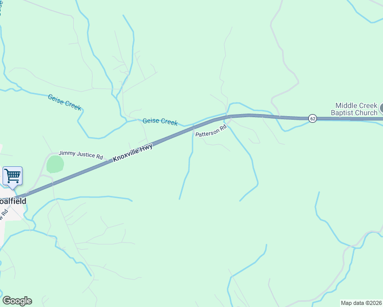 map of restaurants, bars, coffee shops, grocery stores, and more near 6136 Knoxville Highway in Oliver Springs