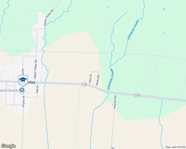 map of restaurants, bars, coffee shops, grocery stores, and more near 92 Crossno Street in Dyersburg