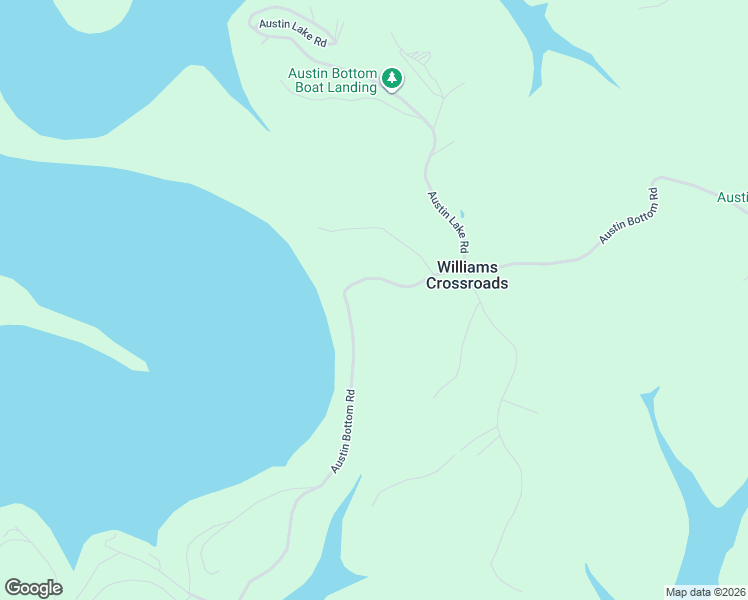 map of restaurants, bars, coffee shops, grocery stores, and more near 2233 Austin Bottom Road in Baxter