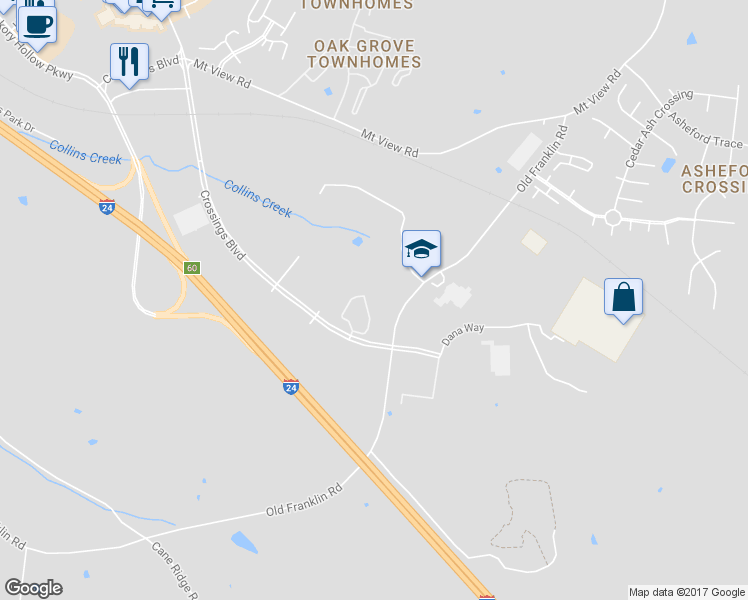 map of restaurants, bars, coffee shops, grocery stores, and more near 2929 Old Franklin Road in Nashville