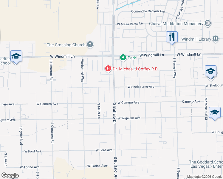 map of restaurants, bars, coffee shops, grocery stores, and more near in Enterprise