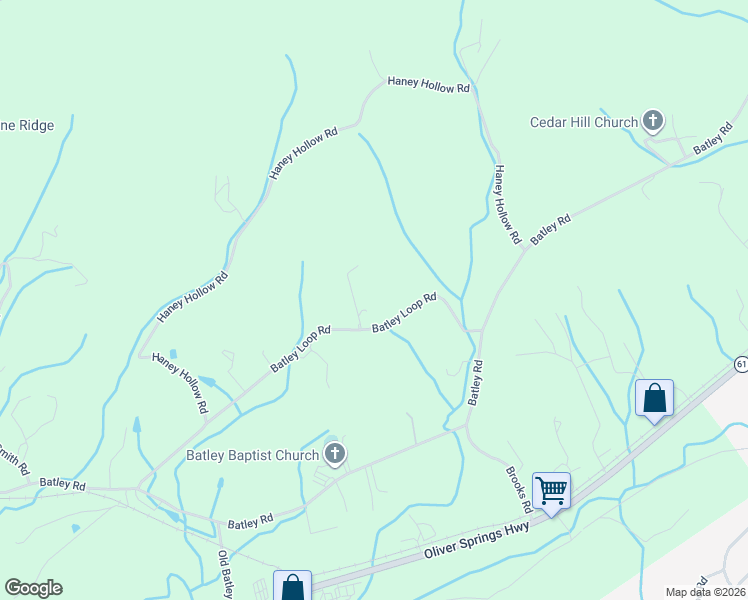 map of restaurants, bars, coffee shops, grocery stores, and more near 174 Batley Loop Road in Clinton