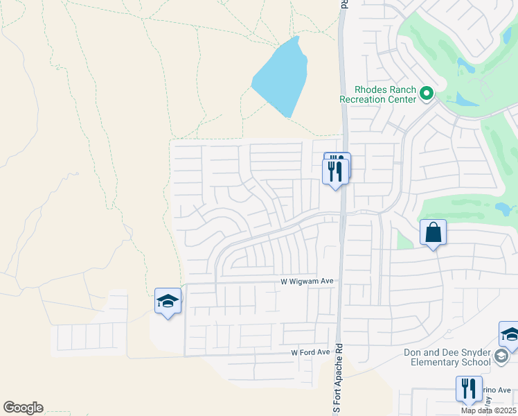 map of restaurants, bars, coffee shops, grocery stores, and more near 600 Belsay Castle Court in Las Vegas