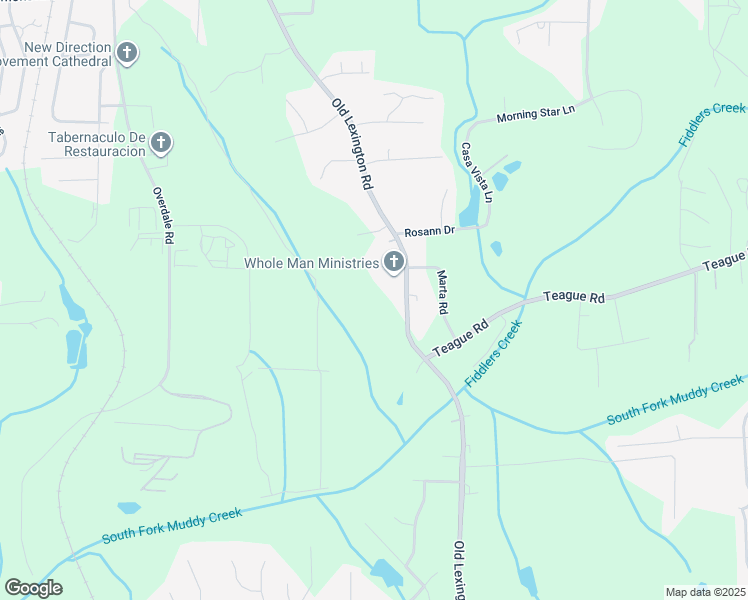 map of restaurants, bars, coffee shops, grocery stores, and more near 3920 Old Lexington Road in Winston-Salem