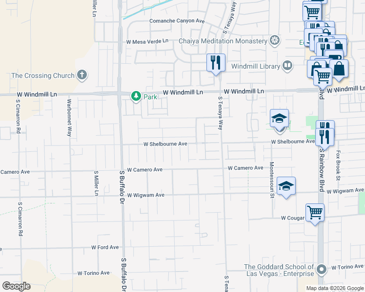 map of restaurants, bars, coffee shops, grocery stores, and more near 8306 Stillhouse Court in Las Vegas
