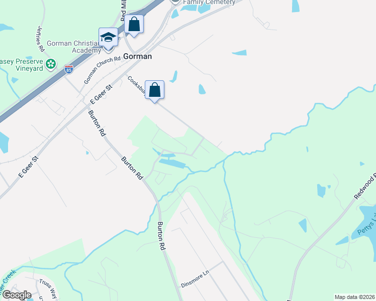 map of restaurants, bars, coffee shops, grocery stores, and more near 2955 Cherrybark Drive in Durham