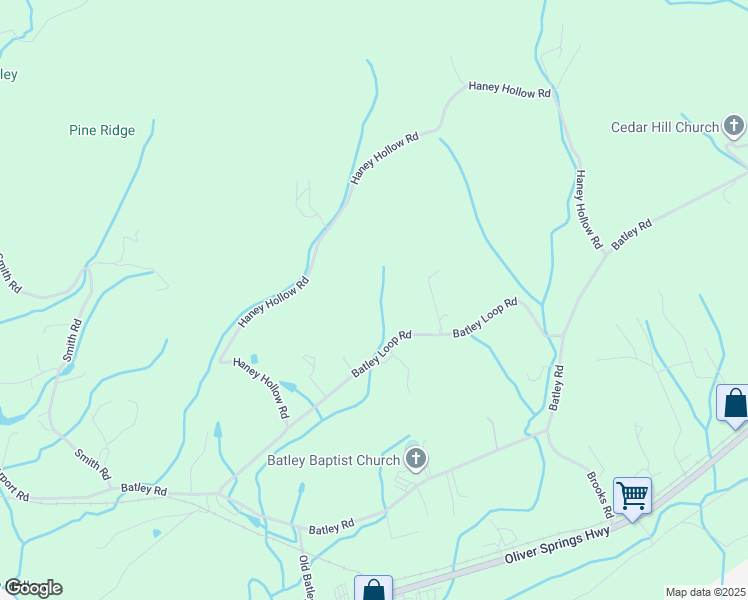 map of restaurants, bars, coffee shops, grocery stores, and more near 206 Batley Loop Road in Clinton