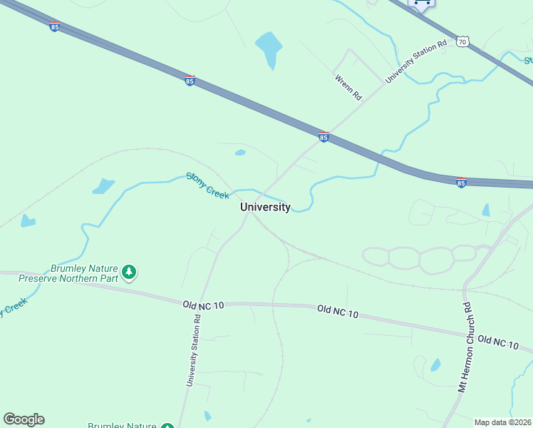 map of restaurants, bars, coffee shops, grocery stores, and more near 3018 University Station Road in Durham