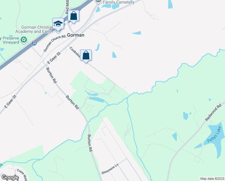 map of restaurants, bars, coffee shops, grocery stores, and more near 3013 Stone Fence Court in Durham
