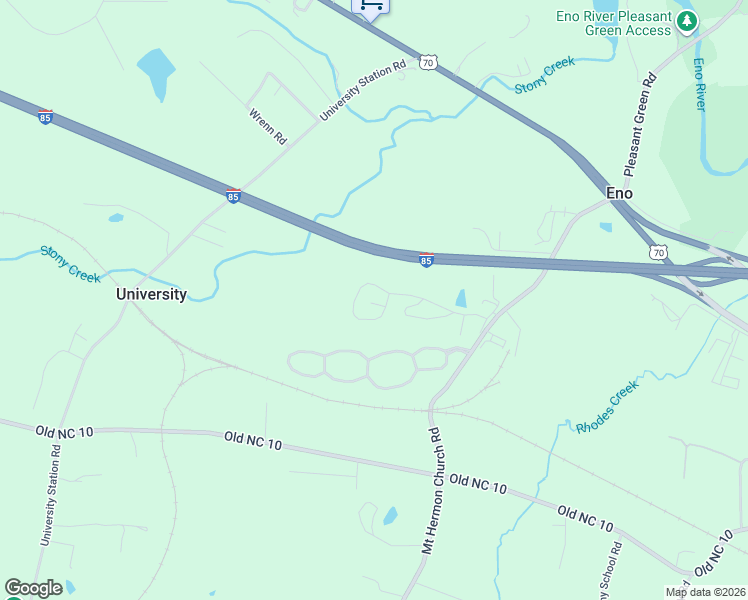 map of restaurants, bars, coffee shops, grocery stores, and more near 6900 Mount Hermon Church Road in Durham