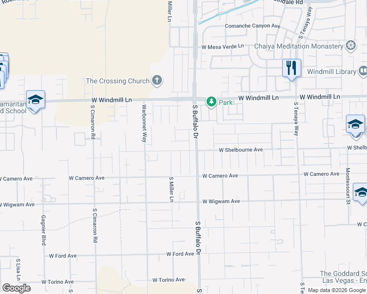 map of restaurants, bars, coffee shops, grocery stores, and more near in Enterprise