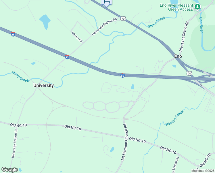 map of restaurants, bars, coffee shops, grocery stores, and more near 6900 Mount Hermon Church Road in Durham