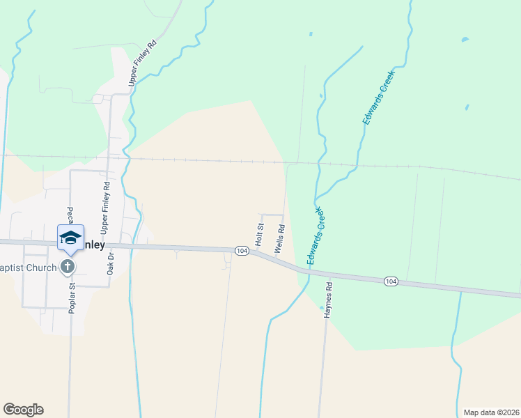 map of restaurants, bars, coffee shops, grocery stores, and more near 92 Crossno Street in Dyersburg