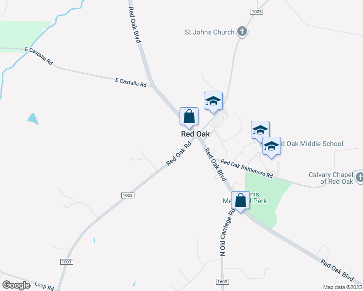 map of restaurants, bars, coffee shops, grocery stores, and more near 5378 Red Oak Boulevard in Nashville