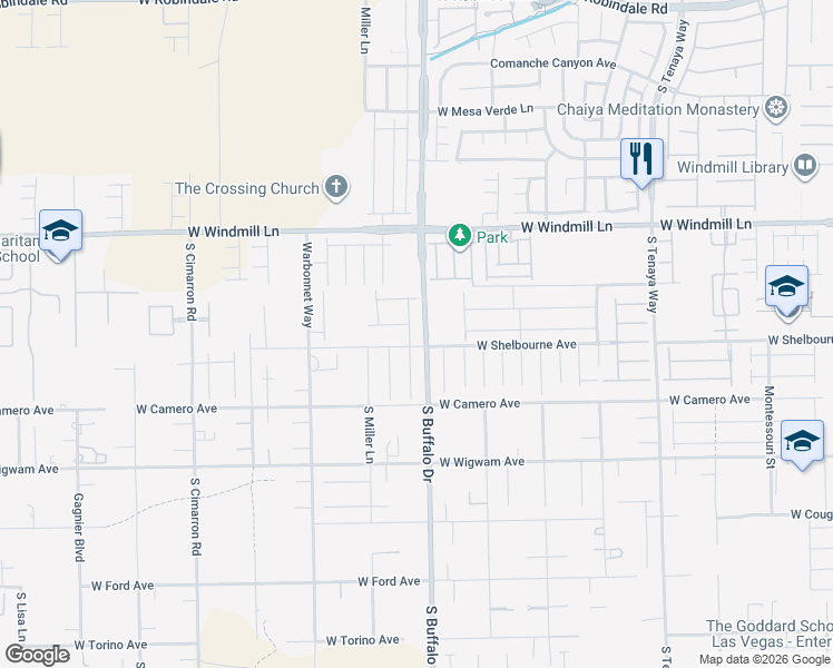 map of restaurants, bars, coffee shops, grocery stores, and more near 8284 Palladium Street in Las Vegas