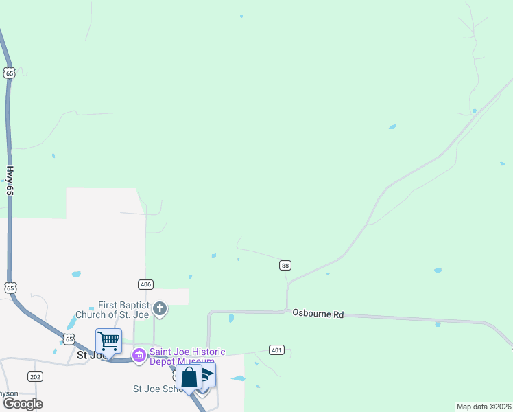 map of restaurants, bars, coffee shops, grocery stores, and more near 413 Farefield Road in Saint Joe