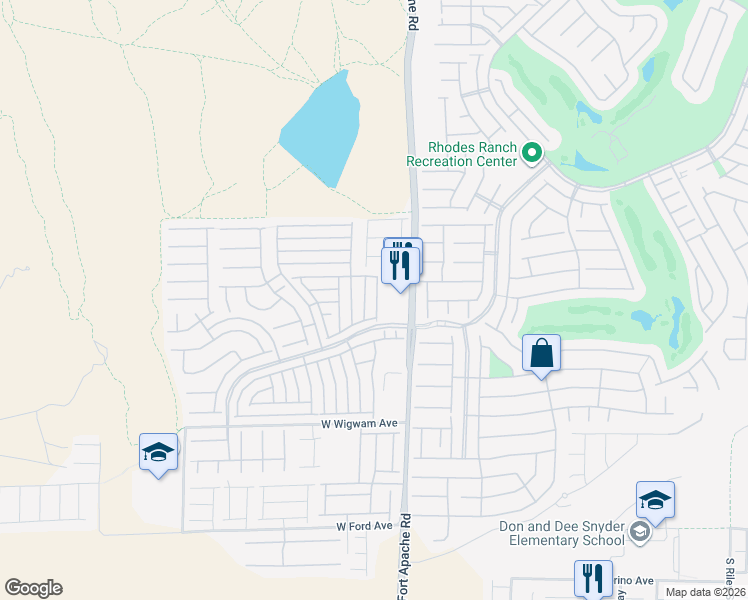 map of restaurants, bars, coffee shops, grocery stores, and more near 543 Cabis Bay Street in Las Vegas