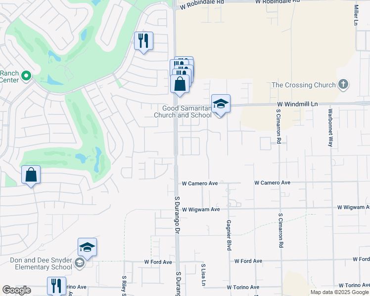 map of restaurants, bars, coffee shops, grocery stores, and more near 8256 Broad Branch Way in Las Vegas