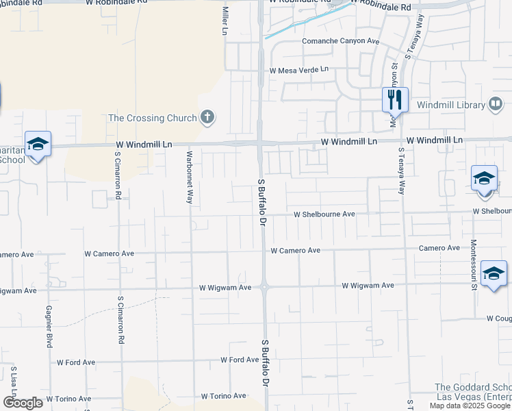 map of restaurants, bars, coffee shops, grocery stores, and more near 8278 Palladium Street in Las Vegas