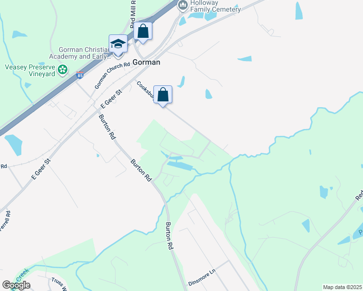 map of restaurants, bars, coffee shops, grocery stores, and more near 2924 Cherrybark Drive in Durham