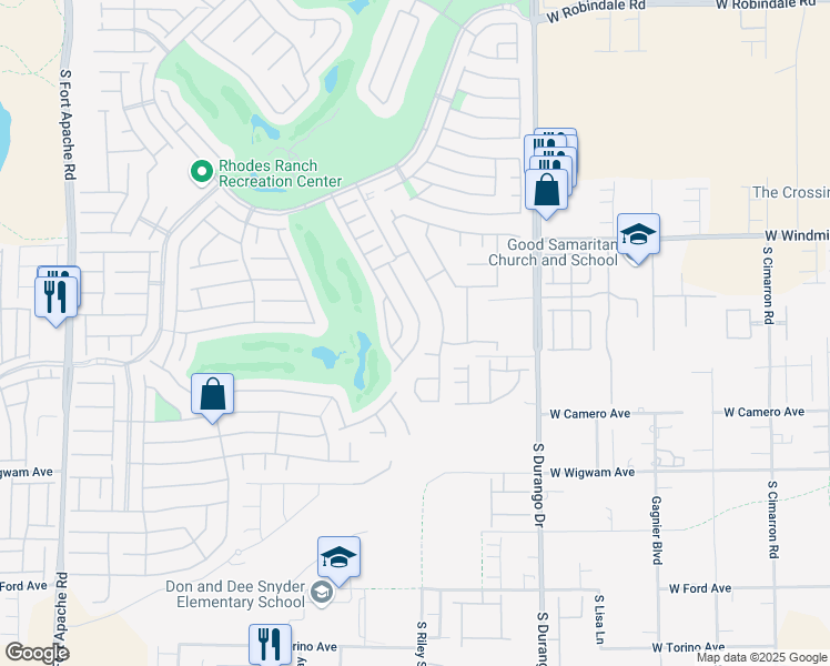 map of restaurants, bars, coffee shops, grocery stores, and more near 605 Newberry Springs Drive in Las Vegas