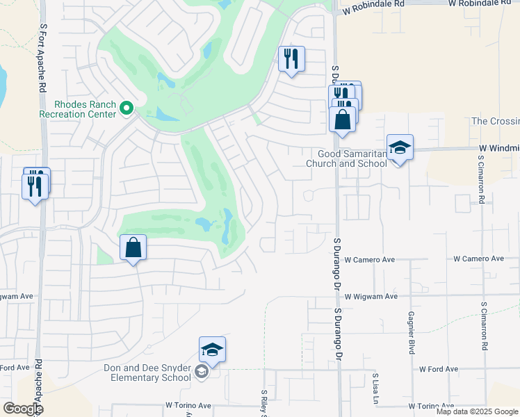 map of restaurants, bars, coffee shops, grocery stores, and more near 581 Newberry Springs Drive in Las Vegas