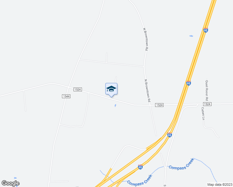 map of restaurants, bars, coffee shops, grocery stores, and more near 5353 Robin Drive in Nash County