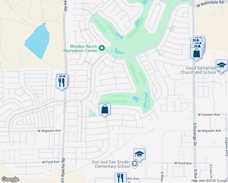 map of restaurants, bars, coffee shops, grocery stores, and more near 117 Tall Ruff Drive in Las Vegas