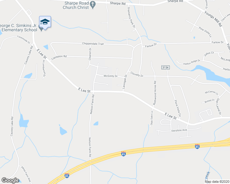 map of restaurants, bars, coffee shops, grocery stores, and more near 3812 State Road 3037 in Greensboro