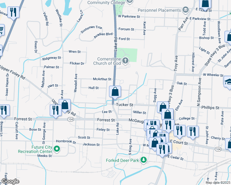 534 Lake Road, Dyersburg TN Walk Score