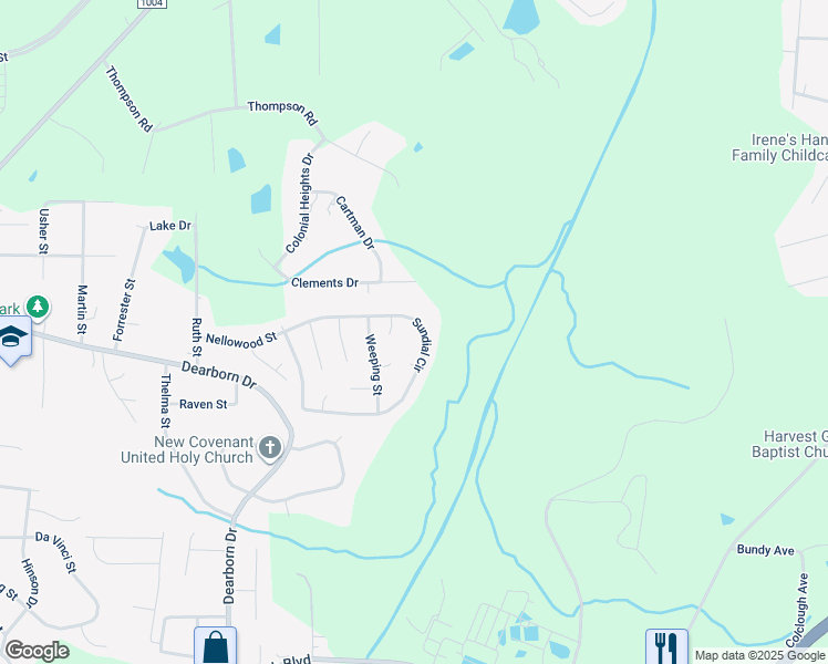 map of restaurants, bars, coffee shops, grocery stores, and more near 2511 Sundial Circle in Durham