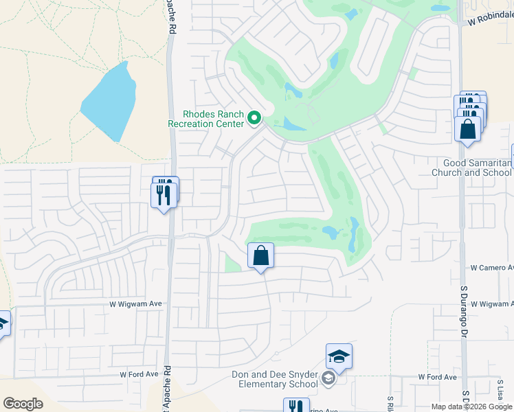 map of restaurants, bars, coffee shops, grocery stores, and more near 162 Short Ruff Way in Las Vegas