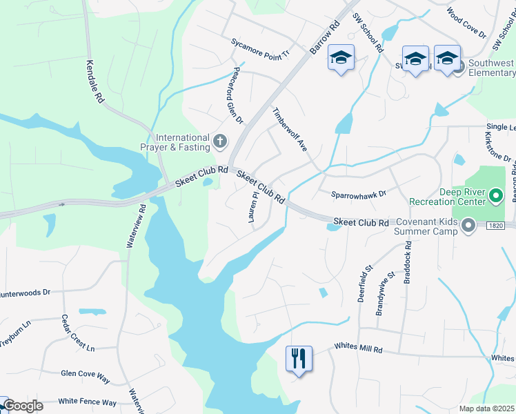 map of restaurants, bars, coffee shops, grocery stores, and more near 4213 Jeffrey Lane Point in High Point
