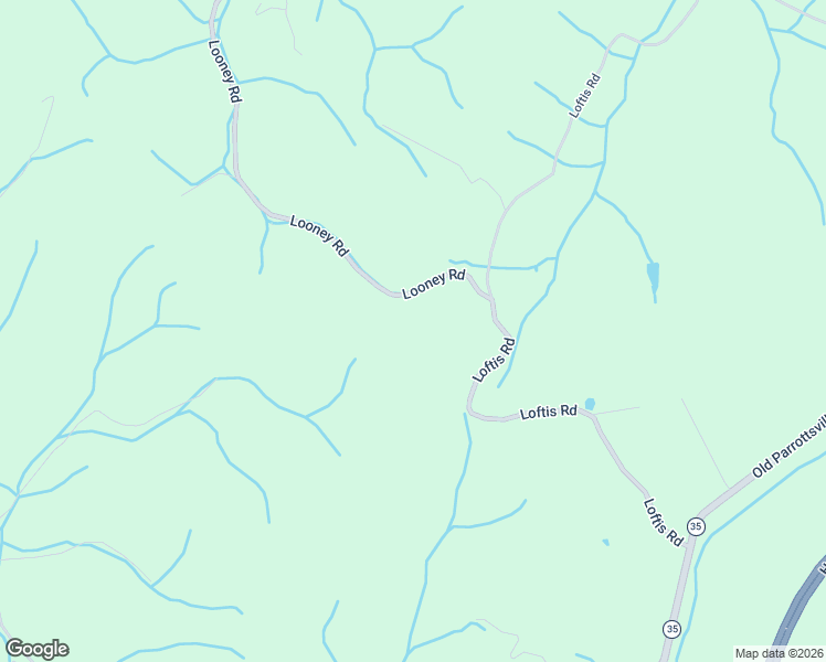 map of restaurants, bars, coffee shops, grocery stores, and more near 2895 Looney Road in Parrottsville