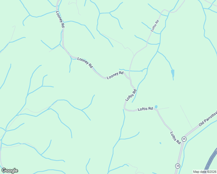 map of restaurants, bars, coffee shops, grocery stores, and more near 2895 Looney Road in Parrottsville