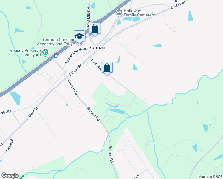 map of restaurants, bars, coffee shops, grocery stores, and more near 2907 Cherrybark Drive in Durham