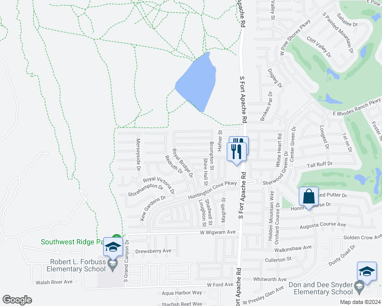 map of restaurants, bars, coffee shops, grocery stores, and more near 573 Shewsbury Avenue in Las Vegas
