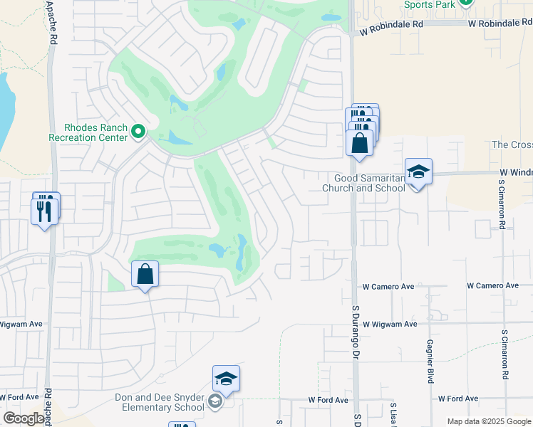 map of restaurants, bars, coffee shops, grocery stores, and more near 527 Newberry Springs Drive in Las Vegas
