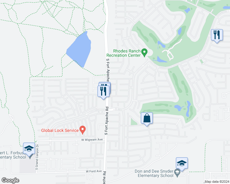 map of restaurants, bars, coffee shops, grocery stores, and more near 315 Bridgeton Cross Court in Las Vegas