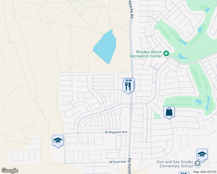 map of restaurants, bars, coffee shops, grocery stores, and more near 539 Shewsbury Avenue in Las Vegas