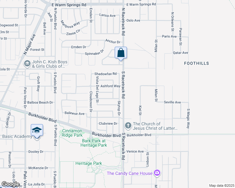 map of restaurants, bars, coffee shops, grocery stores, and more near 126 Ringlore Road in Henderson