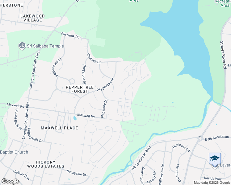 map of restaurants, bars, coffee shops, grocery stores, and more near 1525 Water Oak Court in Nashville