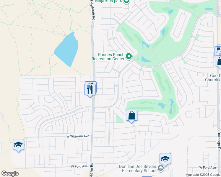 map of restaurants, bars, coffee shops, grocery stores, and more near 269 Garden Arbor Court in Las Vegas