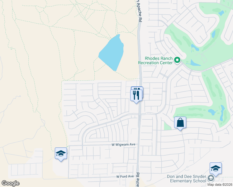 map of restaurants, bars, coffee shops, grocery stores, and more near 539 Shewsbury Avenue in Las Vegas