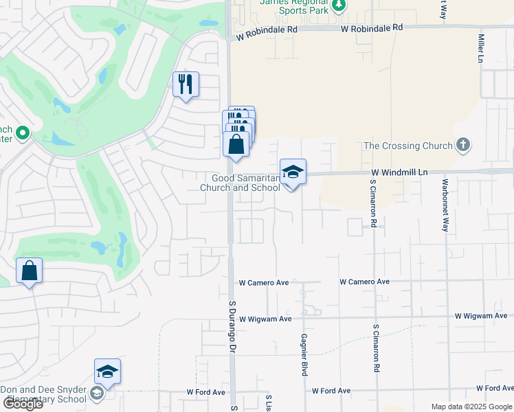 map of restaurants, bars, coffee shops, grocery stores, and more near 8569 New Grove Lane in Las Vegas