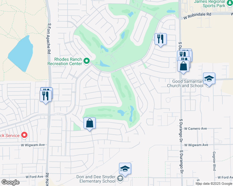 map of restaurants, bars, coffee shops, grocery stores, and more near 476 1st on Drive in Las Vegas