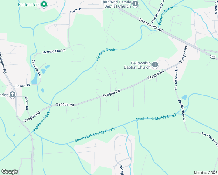 map of restaurants, bars, coffee shops, grocery stores, and more near 4019 Greene Haven Drive in Winston-Salem