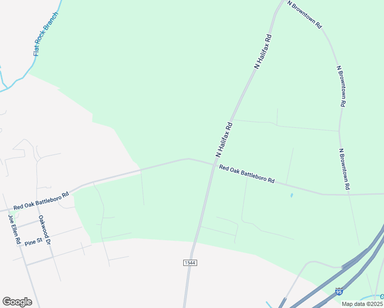 map of restaurants, bars, coffee shops, grocery stores, and more near 6022 Red Oak Battleboro Road in Nash County